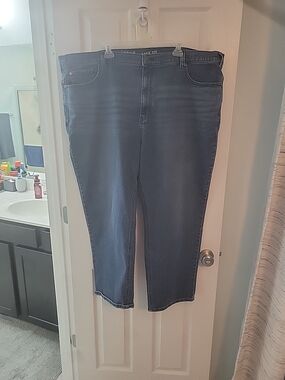 DXL True Nation Relaxed Fit Men's Dark Blue Jeans - Classic Comfort